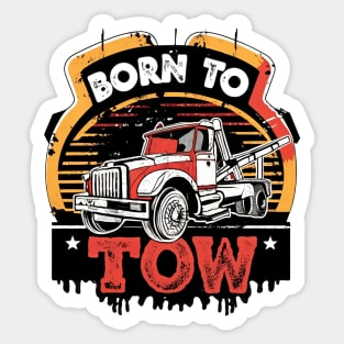 Born to tow Sticker